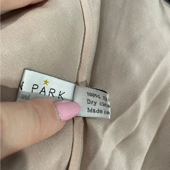 Megan Park Lace Black 100% Silk Camisole - Picture 8 of 8